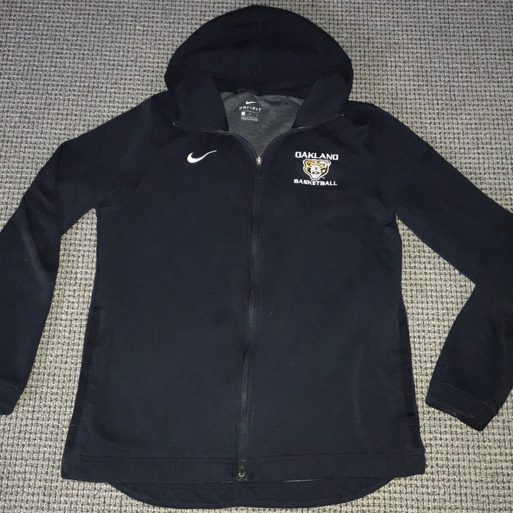 Nike Oakland Grizzlies Basketball Women's Black Zip-Up Hoodie Jacket